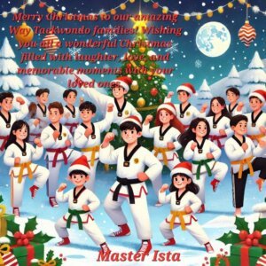 Read more about the article Merry Christmas to Way Taekwondo Families