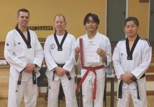 Read more about the article Recently Promoted to Red-Black Belt (1st KUP)